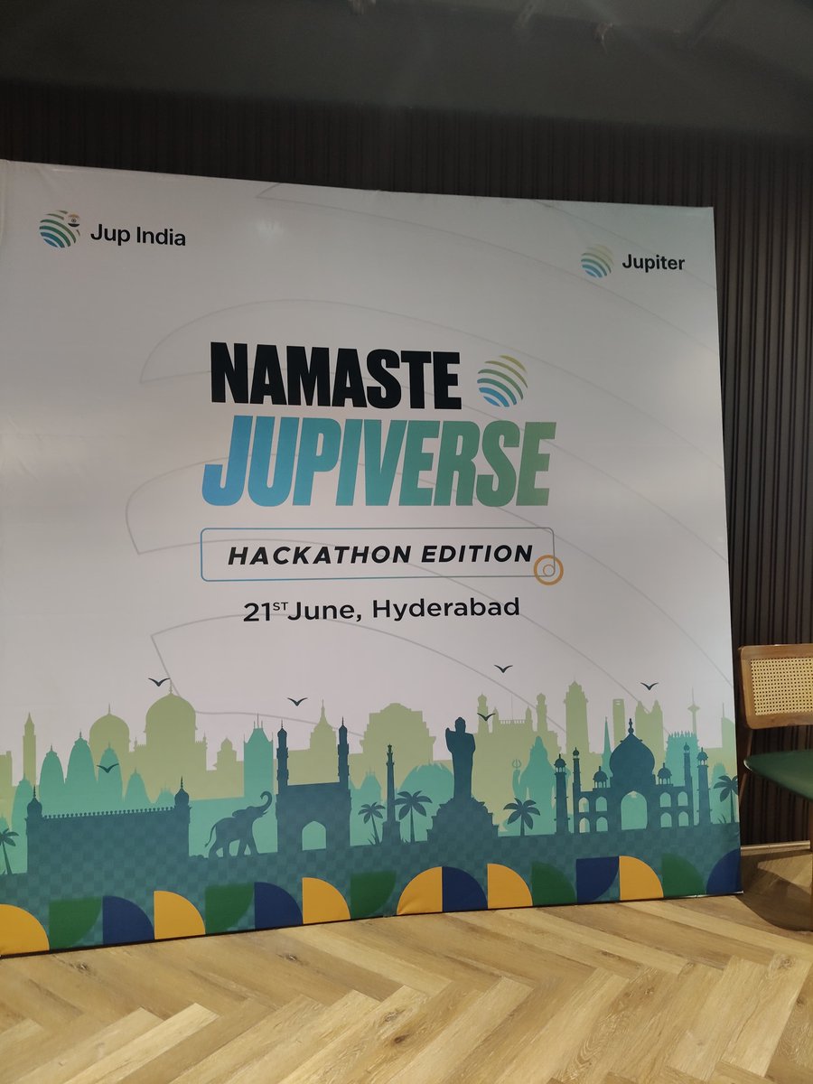 TechYesh's tweet image. Pulled up to #NamasteJupiverse in Hyderabad 💥
Built SwapAid – a dApp on @solana + @JupiterExchange for transparent, fast aid distribution.
Donations in ➡️ Auto-swap to USDC ➡️ Bulk-distributed to verified users.
Shoutout to @jup_ind , @hyderabaddao 
#Solana #Web3India #Hackathon