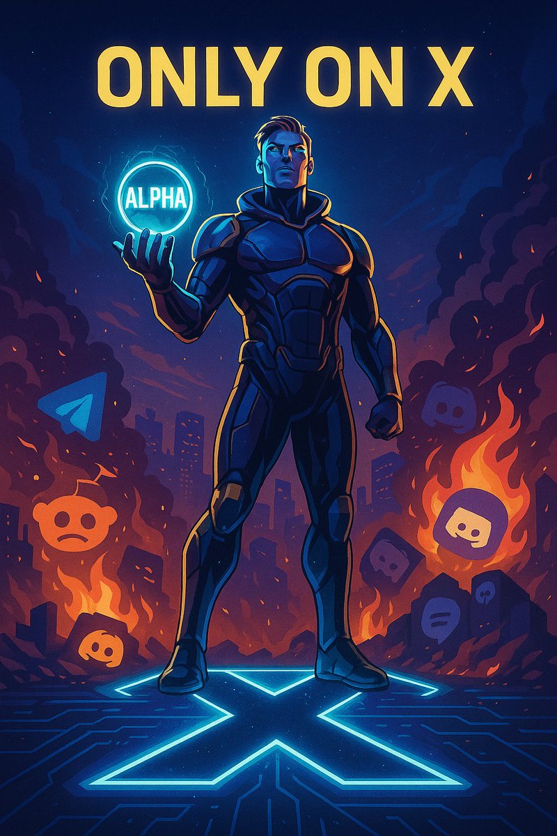 When you finally find a page that doesn’t shill trash, doesn’t beg for Discord joins, and actually drops signal...

🔥 Welcome to TechxAlpha Only on X.
🧠 Follow if you’re tired of the noise.

#TechxAlpha #Crypto #Memecoin #DeFi #AlphaOnly #AI #Tech #Technology #Web3 #Blockchain