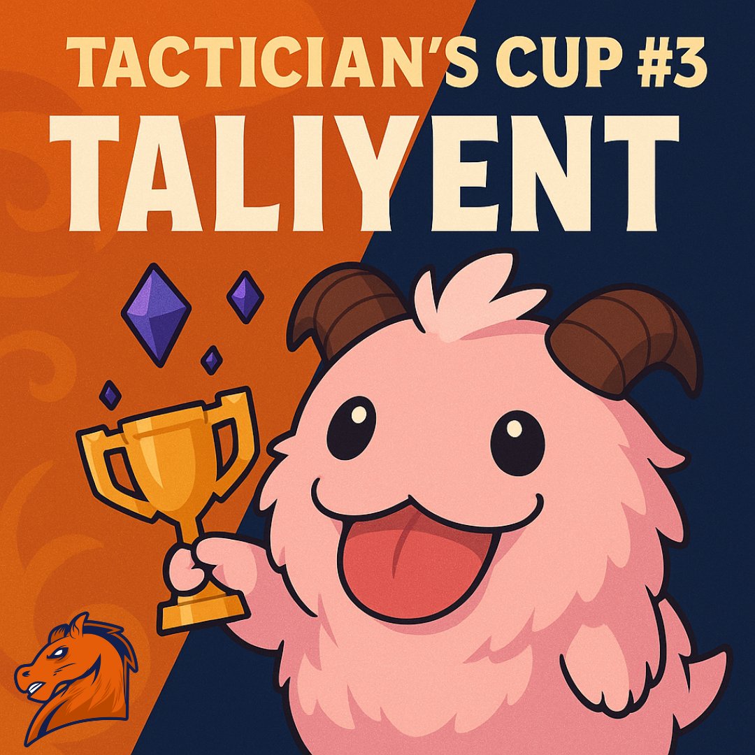 E hoje às 17h teremos a final da Tactician's Cup #3, a última Cup do Set 14!

<a href="/Taliyent/">taliyent</a> será o nosso representante nesse último dia de competição!!

Contamos com a torcida de todos! 

#GOFORA #tftbrasil #teamfighttactics #tft