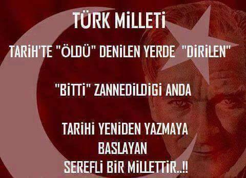 Ne Mutlu Türk'üm diyene..........................