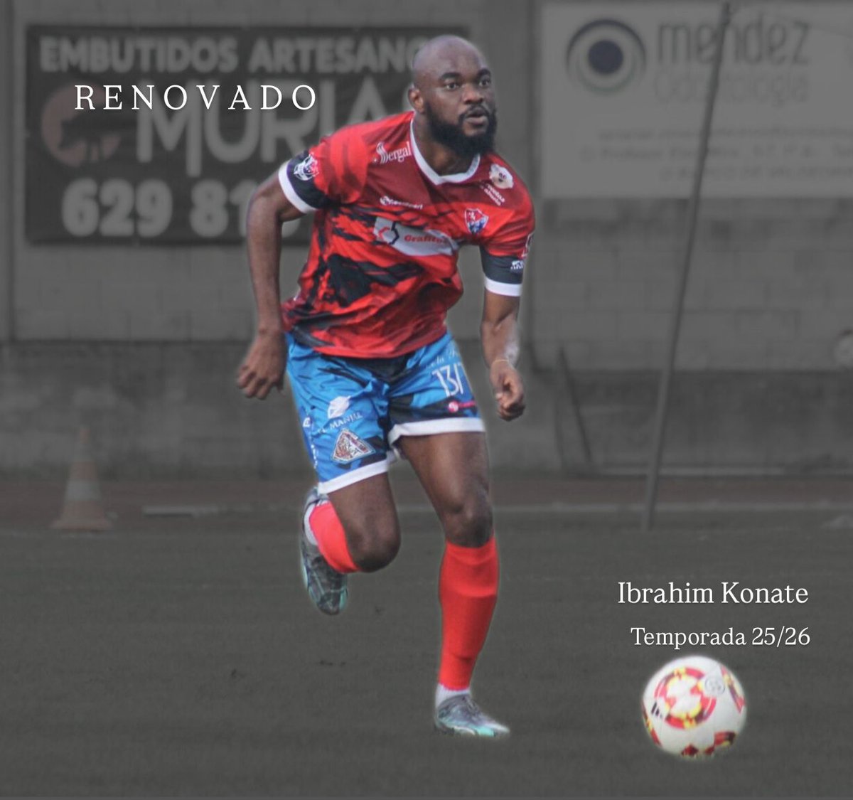 ✅RENOVACIÓN ✅

Moi felices de anunciarvos, un ano máis, a continuidade do noso "Rüdiger”. 

Peza esencial, en todo o conseguido ata día de hoxe. 

Grazas Konaté, por seguir na casa, un ano máis ❤️💙

#ImosBarco 🚢