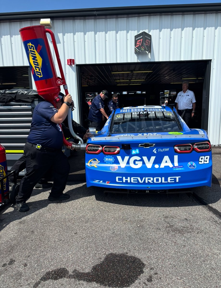 VGVentures's tweet photo. More shots of the no. 99 Chevrolet driven by @daniel_suarezg for @teamtrackhouse and @vgventures! #nascar #pocono @poconoraceway https://t.co/nWkXcwBuR0