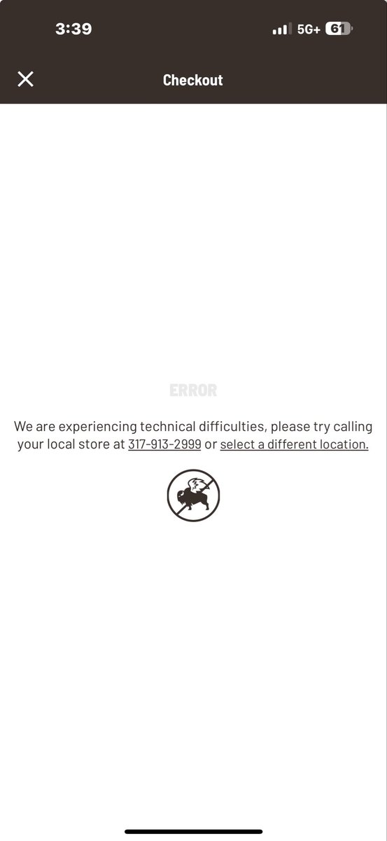 JeremyBudreau's tweet photo. @BWWings  why does this happen every time.  Damn just once it would be awesome in the internet era it works. https://t.co/jsDrDq1kNC