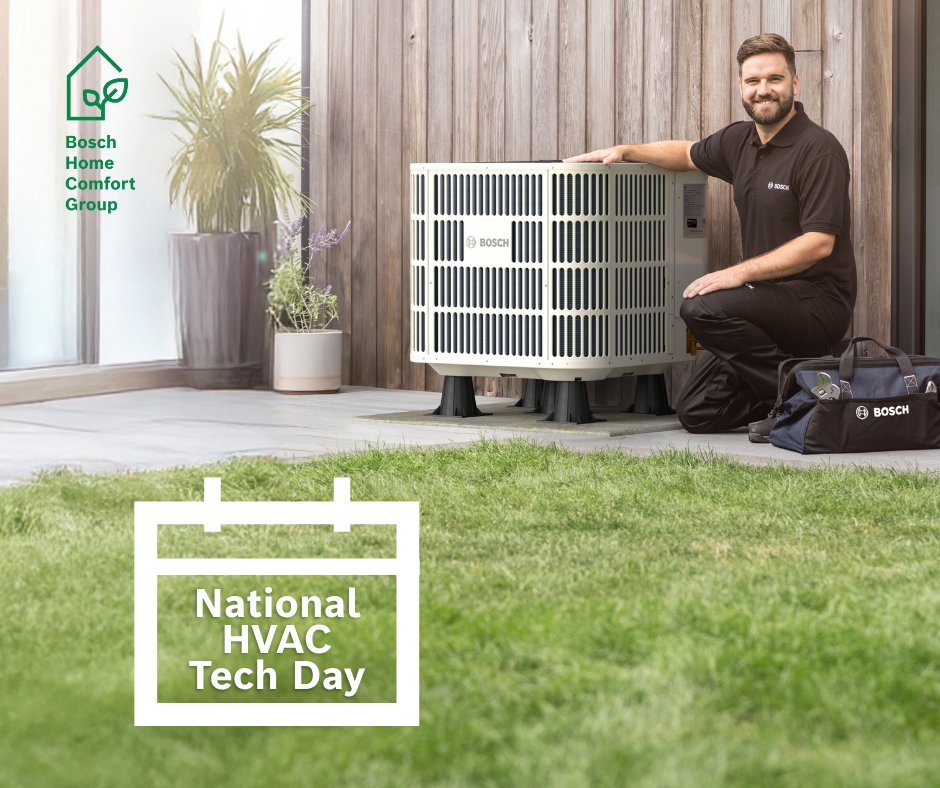 Happy #NationalHVACTechDay to all the pros making spaces safe and comfortable!

Tag your favorite HVAC techs in the comments and show 'em some love.