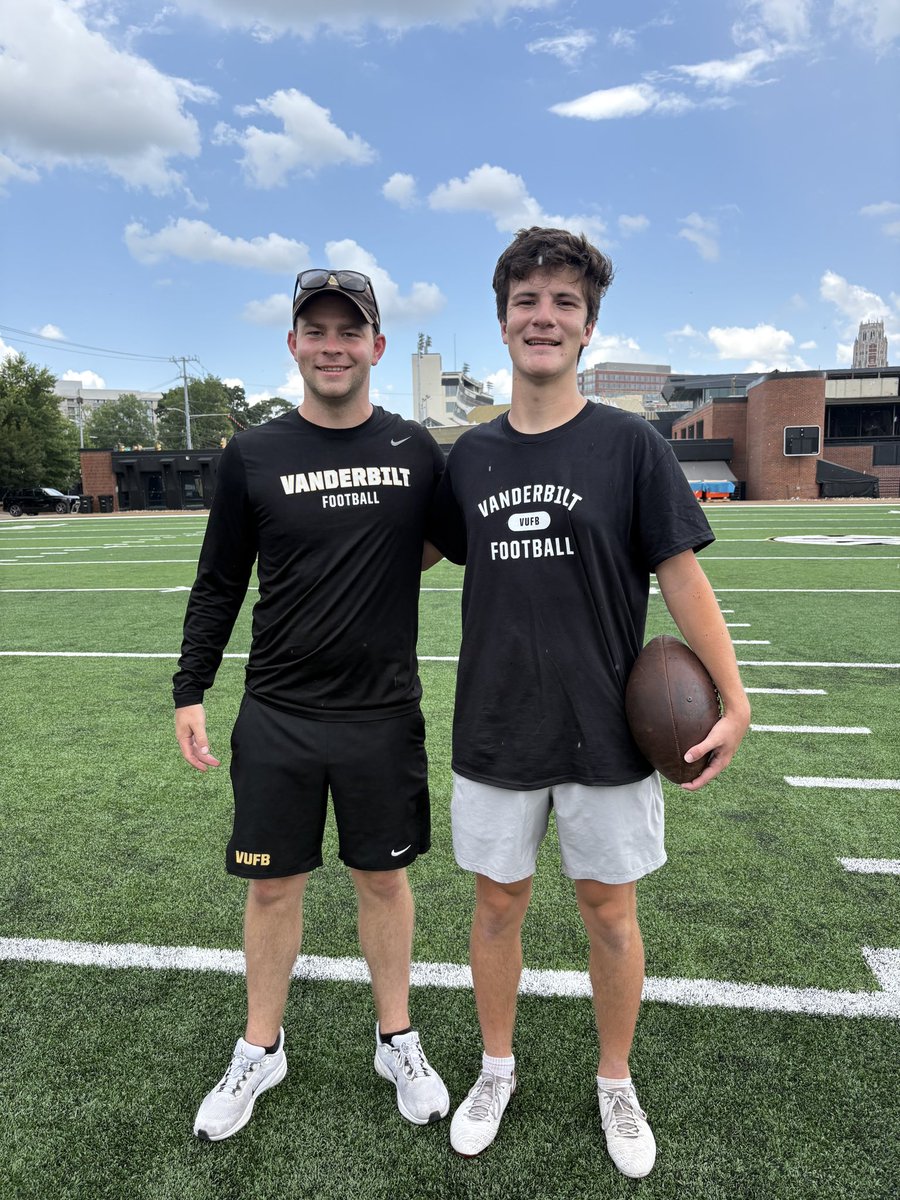 Evan Mulcare 5⭐️ punter c/o 2026 (@evanmulcare) on Twitter photo Had a great time today <a href="/VandyFootball/">Vanderbilt Football</a>. Won the kickoff competition and tied for 1st in the field goal competition. Also did well in punt. Thank you <a href="/coachj_lepak/">Jeff LePak</a> and <a href="/CoachGallantST/">Shane Gallant</a>.
<a href="/HKA_Tanalski/">Adam</a> <a href="/shanee_mc/">Shane McDonough</a> <a href="/ThorJoz/">Thor Jozwiak</a> <a href="/Coach_JBanks/">Jordan Banks</a> <a href="/CHS_Tornadoes/">Clearwater Tornadoes Football</a> <a href="/tampafootballFL/">Tampa Bay Football</a> Had a great time today <a href="/VandyFootball/">Vanderbilt Football</a>. Won the kickoff competition and tied for 1st in the field goal competition. Also did well in punt. Thank you <a href="/coachj_lepak/">Jeff LePak</a> and <a href="/CoachGallantST/">Shane Gallant</a>.
<a href="/HKA_Tanalski/">Adam</a> <a href="/shanee_mc/">Shane McDonough</a> <a href="/ThorJoz/">Thor Jozwiak</a> <a href="/Coach_JBanks/">Jordan Banks</a> <a href="/CHS_Tornadoes/">Clearwater Tornadoes Football</a> <a href="/tampafootballFL/">Tampa Bay Football</a>