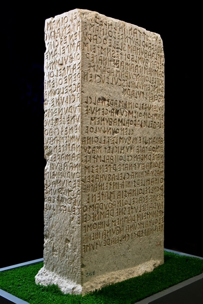 archeohistories's tweet photo. Etruscan language, once spoken in the region of Etruria (modern Tuscany, western Umbria, and northern Lazio) in Italy 🇮🇹, remains one of antiquity’s greatest enigmas, its secrets only partially unlocked. Though no longer living, its legacy endures through inscriptions and a handful of bilingual texts, offering a window into the lives of the enigmatic Etruscans... 

Etruscan alphabet is the earliest recorded script in the Western world after the Greek script. It was adopted from the Greek alphabet of the Euboean variant, used by Greek colonists in Italy, specifically in Ischia and Cumae. This adoption likely occurred during 8th Century BC, coinciding with the flourishing of Etruscan civilization. The Etruscan script underwent a transformation tailored maybe to their non-Indo-European linguistic structure; some Greek letters were repurposed to represent Etruscan sounds, and a few were discarded as they were unnecessary for Etruscan phonetics.

Etruscans emerged as a distinct civilization by the beginning of the first millennium BC, dominating cultural and economic landscape of pre-Roman Italy. They were skilled metalworkers, merchants, and seafarers, leaving a durable imprint on Roman religion, architecture, and society. Their social structure was complex, with evidence of significant roles for women, and their art and culture were rich with religious symbolism.

According to ancient lore, the Etruscans were the descendants of the mysterious Lydians, as narrated by Herodotus. He recounts a myth where the Lydians, under King Tyrrhenus, left their famine-stricken lands in Asia Minor, sailing westward to find a new home in Italy. This narrative has long colored the perceptions of the Etruscan origin, casting them as an exotic people with an eastern heritage.

Dionysius of Halicarnassus, an ancient Greek historian and teacher of rhetoric, provided a contrasting viewpoint to the prevailing theories of his time concerning the origins of the Etruscans. In his work "Roman Antiquities," Dionysius presented a strong argument in favor of the Etruscans being autochthonous, meaning originating from the land itself, in this case, the Italian Peninsula. He contested the then-popular belief, as recounted by Herodotus, that the Etruscans were of Lydian descent.

Dionysius' opinion was rooted in several observations: the uniqueness of the Etruscan language, which did not resemble any other known tongues; the distinctive nature of their customs and laws; and the lack of any migration stories in their own historical records, which he presumed would exist if they had migrated from Asia Minor. He critiqued Herodotus' account as being based on mythical tales rather than concrete evidence. Moreover, Dionysius argued that the Etruscans shared physical characteristics with the indigenous peoples of the region, further supporting his autochthonous theory.

He went to considerable lengths to refute the Lydian origin theory, appealing to logical arguments and existing knowledge about the Etruscans and their culture. This stance by Dionysius of Halicarnassus has been one that modern archaeology and genetics have, to some extent, corroborated, showing a continuity of the Etruscan lineage within Italy and challenging the once widely accepted tale of their foreign origins.

Genetic studies suggest that the Etruscans were local to the Italian peninsula, with their DNA showing continuity with Neolithic farmers. This indigenous development theory is further supported by archaeological evidence, which indicates a gradual evolution of Etruscan culture from the earlier Villanovan civilization.

📷 : The Cippus Perusinus, a stone tablet bearing 46 lines of incised Etruscan text, one of the longest extant Etruscan inscriptions (3rd or 2nd Century BC) 

© @DimosthenisVas 

#archaeohistories
