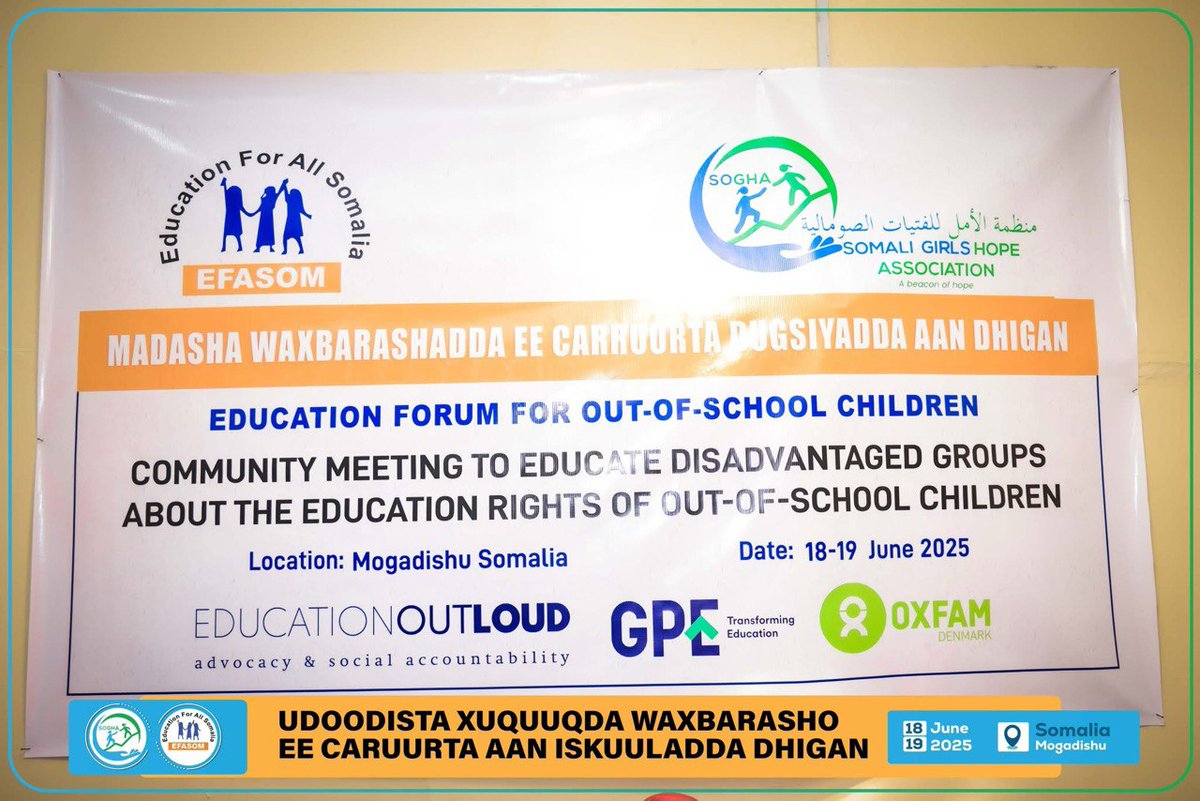 SOGHASom's tweet photo. We have just completed a two-day training on "Advocating for the Rights of Out-of-School Children" to ensure they receive free and quality education.
#Rajoiftiinleh https://t.co/UBVr1R0968