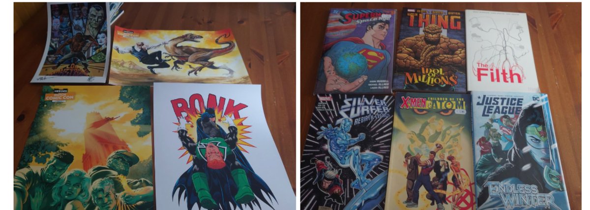 amelsvoort_theo's tweet image. Had a great day at the @dutchcomiccon yesterday, spent most of the day at the comics area, getting comics & prints signed and having lovely talks to @ronmarz @maguirekevin, Ryan North, James Robinson,Tom Grummett & all the others, saw panels & live drawings,had a really fun day!