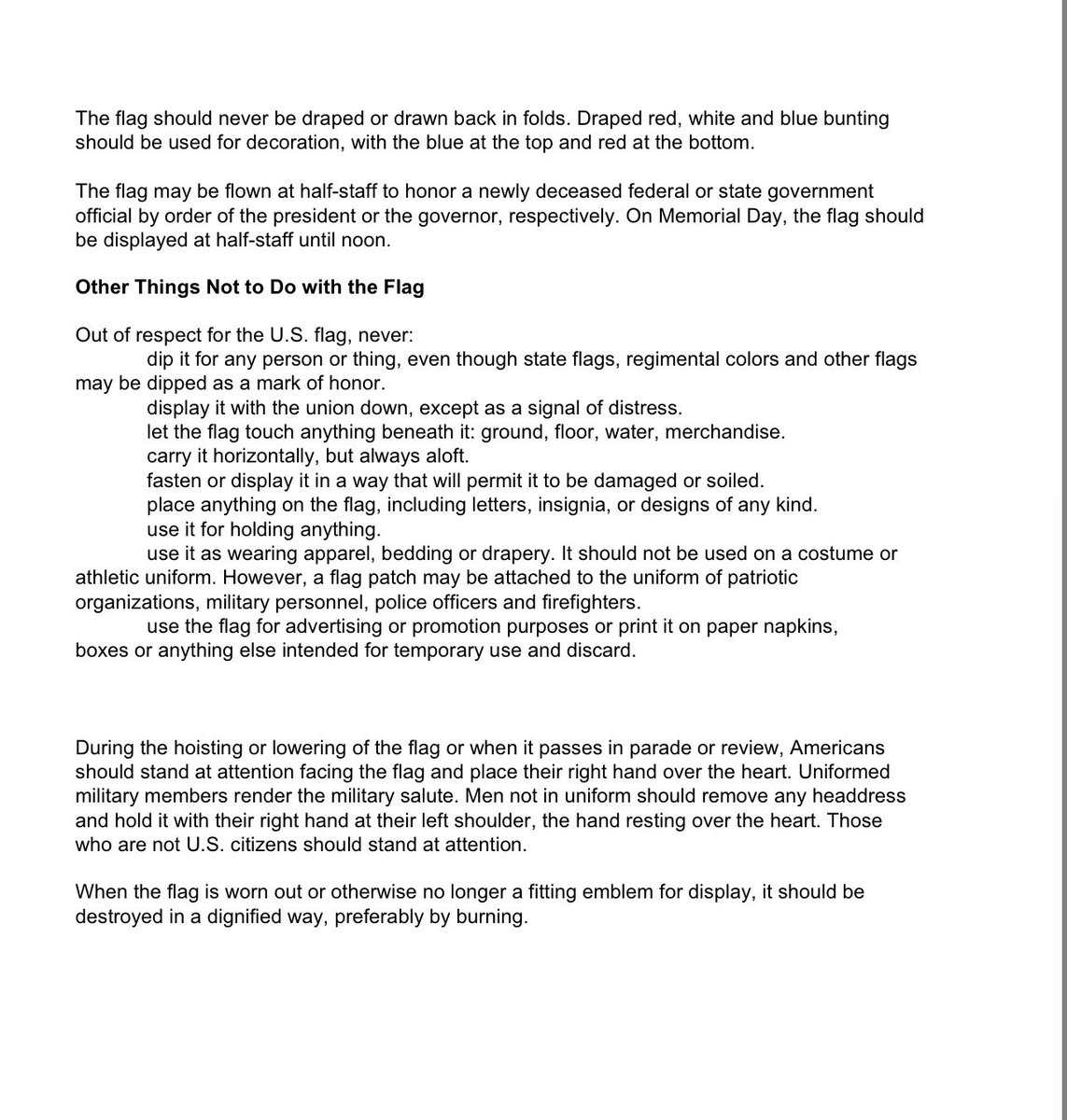 lisa_wildiris68's tweet image. #FlagCode

va.gov/opa/publicatio…