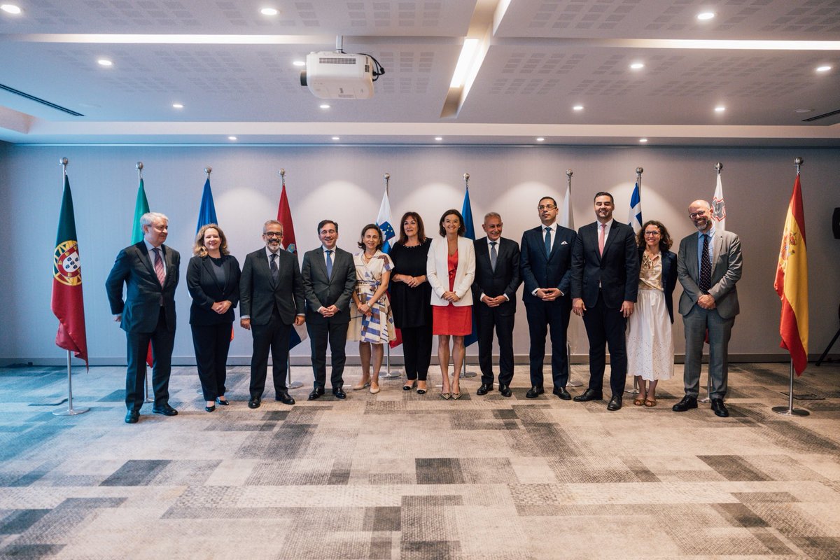 MFEA Slovenia (@mzez_rs) on Twitter photo Minister <a href="/tfajon/">Tanja Fajon</a> 🇸🇮, in her role as the presiding chair of #MED9, hosted an informal meeting of FMs - only the second in this format.
She emphasized: “In times of heightened global tensions, we need to strengthen our cooperation. MED9 is a good example of joint action. Together Minister <a href="/tfajon/">Tanja Fajon</a> 🇸🇮, in her role as the presiding chair of #MED9, hosted an informal meeting of FMs - only the second in this format.
She emphasized: “In times of heightened global tensions, we need to strengthen our cooperation. MED9 is a good example of joint action. Together