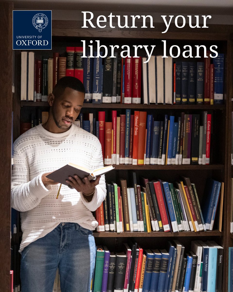 An important message for all our finalists: firstly, congratulations! 🥳   

We’ve created a checklist of ‘Things To Do’ before you go. From returning books to depositing research, the ‘Finishing Your Degree’ webpage will help you wrap up any loose ends: 

bodleian.ox.ac.uk/ask/getting-st…