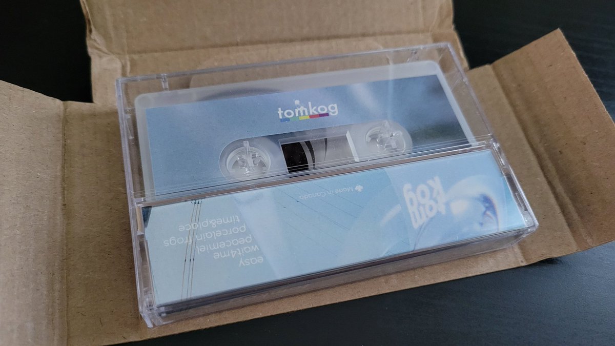 tomkog! Happy to have it here with me.

--&gt; <a href="/koganemusic/">kogane</a> <a href="/thomaswhitemtl/">éloi</a>