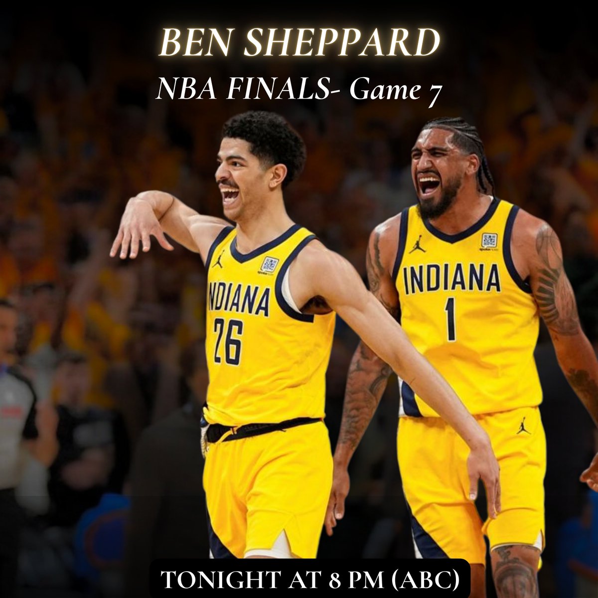 Tune in tonight as Ben Sheppard (Class of 2019) and the Indiana Pacers take on the Oklahoma City Thunder in Game 7 of the NBA Finals! On the road in a high-stakes matchup, Ben is one win away from becoming an NBA Champion.

📺 Tip-off: 8:00 PM ET
📺 Watch on ABC

Go Spartans! 🏀