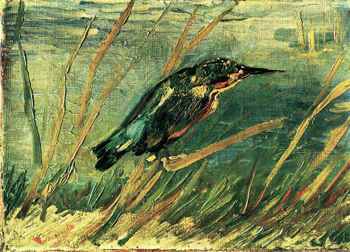 The Kingfisher #artbots #vangogh