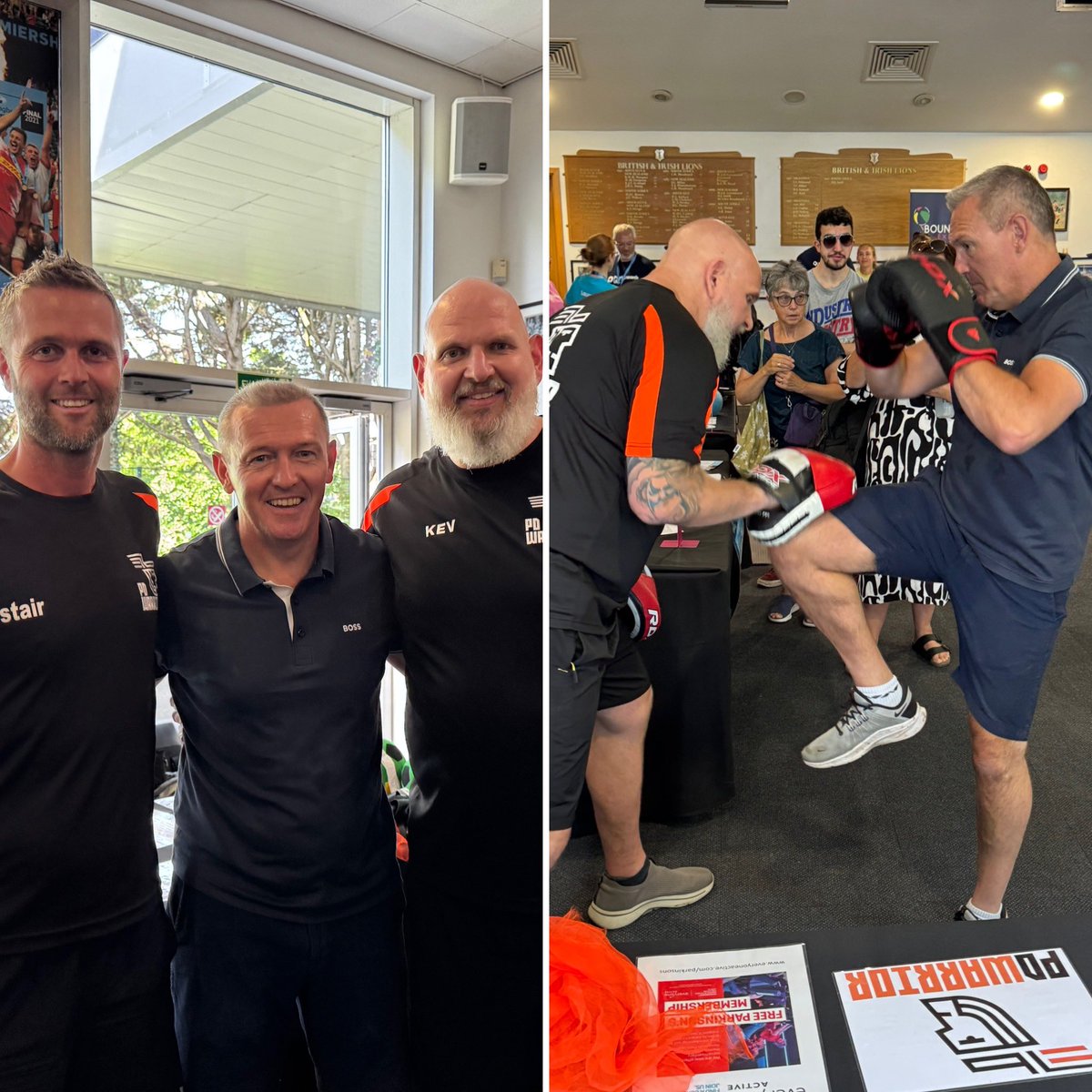 Great to meet Aidy Boothroyd at the <a href="/SportParkinsons/">Sport Parkinson's</a> Try-athlon, and to feel the power of those knee strikes! 💥

#Parkinsons #watfordfc #ColU #pusb #ntfc
