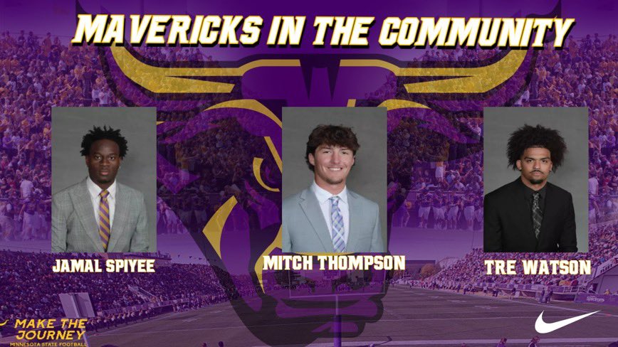 Maverick Football Scoop (@maverick_scoop) on Twitter photo SERVICE SUNDAY!
Kudos goes out to <a href="/jamalspiyee/">Jamal Spiyee</a>, <a href="/mitchellt_15/">Mitchell Thompson</a> & <a href="/tre_watson_/">TreShawn Watson</a> for volunteering their time in the community this past week.
Great job guys! 🤘🏽😈#HornsUp #MavFam SERVICE SUNDAY!
Kudos goes out to <a href="/jamalspiyee/">Jamal Spiyee</a>, <a href="/mitchellt_15/">Mitchell Thompson</a> & <a href="/tre_watson_/">TreShawn Watson</a> for volunteering their time in the community this past week.
Great job guys! 🤘🏽😈#HornsUp #MavFam