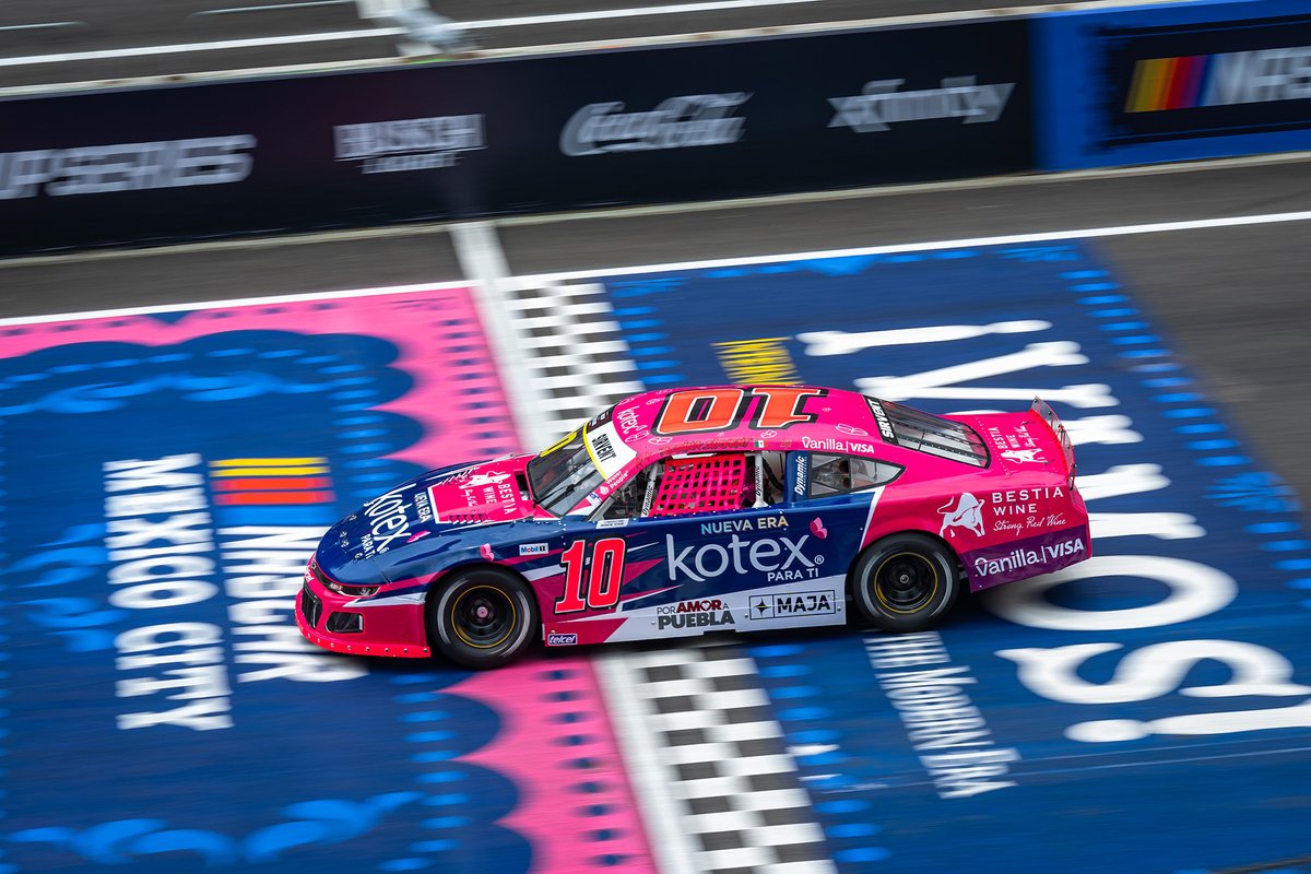 🇲🇽 - <a href="/reginasirvent/">Regina Sirvent</a> cerró con saldo positivo el NASCAR Mexico City Weekend

💻 chicasracing.com/2025/06/regina…