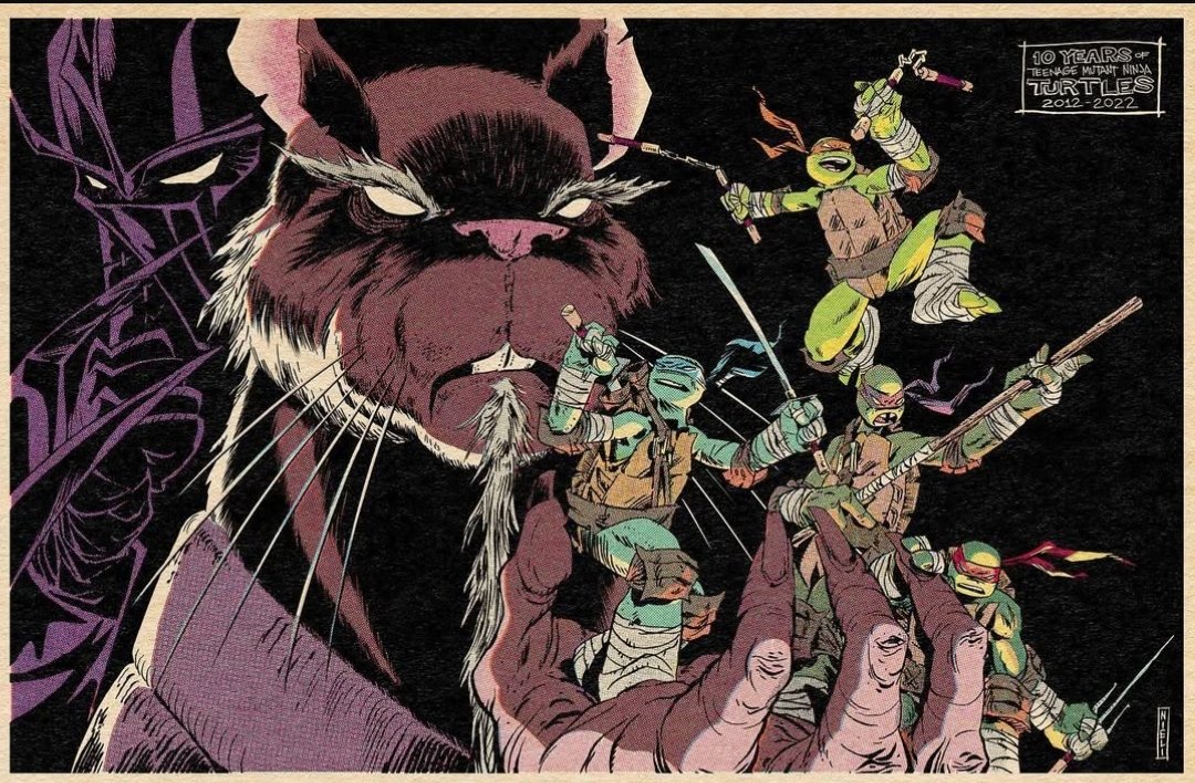 TMNT 2012 should've had 2D animation instead of 3D. Y'know I'm right.