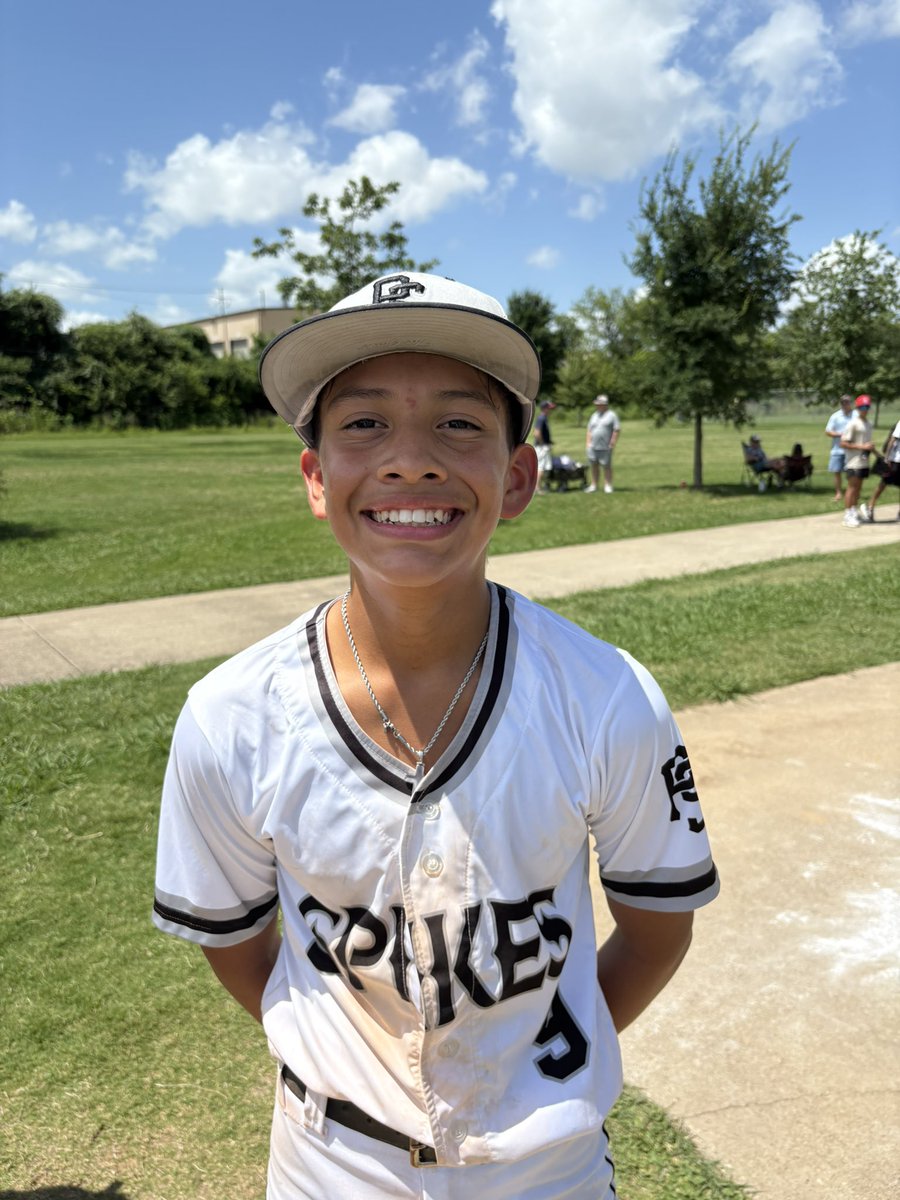 Prosper Spikes Bruns 14, Dallas Tigers Waco 3
#PoG Miles Ibarra 
4 IP CG 4 Ks