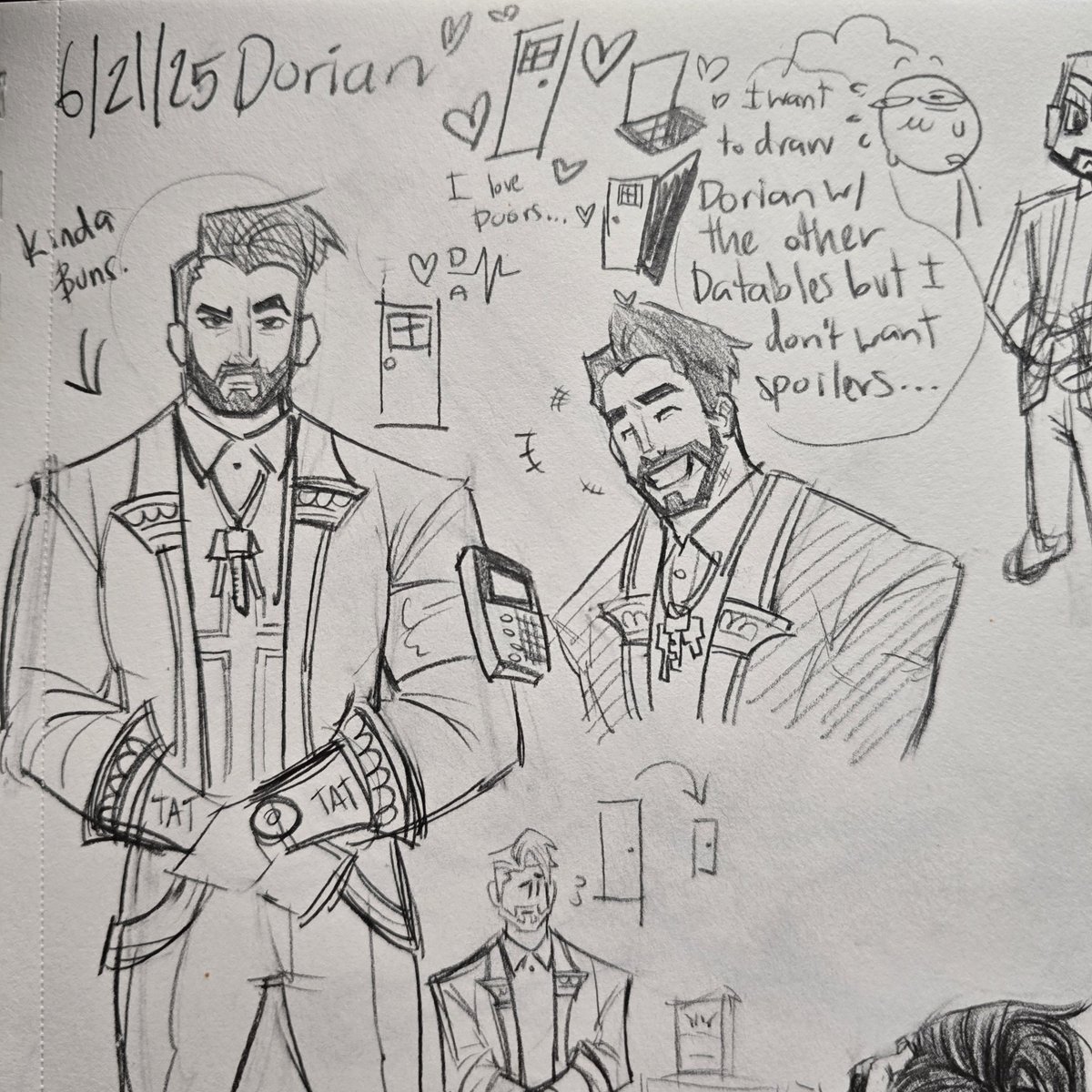 stalkerzmimic's tweet photo. #dateeverythinggame #Dorian #DATEEVERYTHING 
Gonna post more doodles later. https://t.co/EXUbIxQW8p