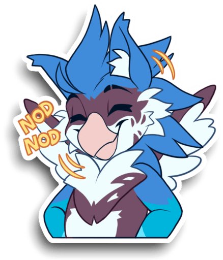 Back to birb, I’ll probably make a separate Twitter for my bun. 

Sticker by @/goblyeen