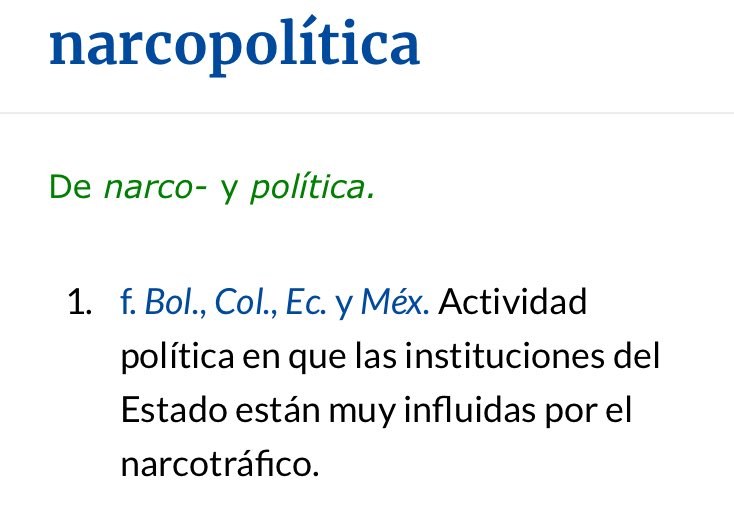 CarlitoS_lim (a) Presidente AlternoMx🇲🇽 (@carlitos_lim) on Twitter photo Las palabras #Narcocorrido, #Narcoavioneta, #Narcodinero y #Narcopolitica (o) ya existen oficialmente en el Diccionario de la Real Academia Española gracias a AMLO, <a href="/Claudiashein/">Claudia Sheinbaum Pardo</a>, la 4T y Morena‼️‼️ Las palabras #Narcocorrido, #Narcoavioneta, #Narcodinero y #Narcopolitica (o) ya existen oficialmente en el Diccionario de la Real Academia Española gracias a AMLO, <a href="/Claudiashein/">Claudia Sheinbaum Pardo</a>, la 4T y Morena‼️‼️