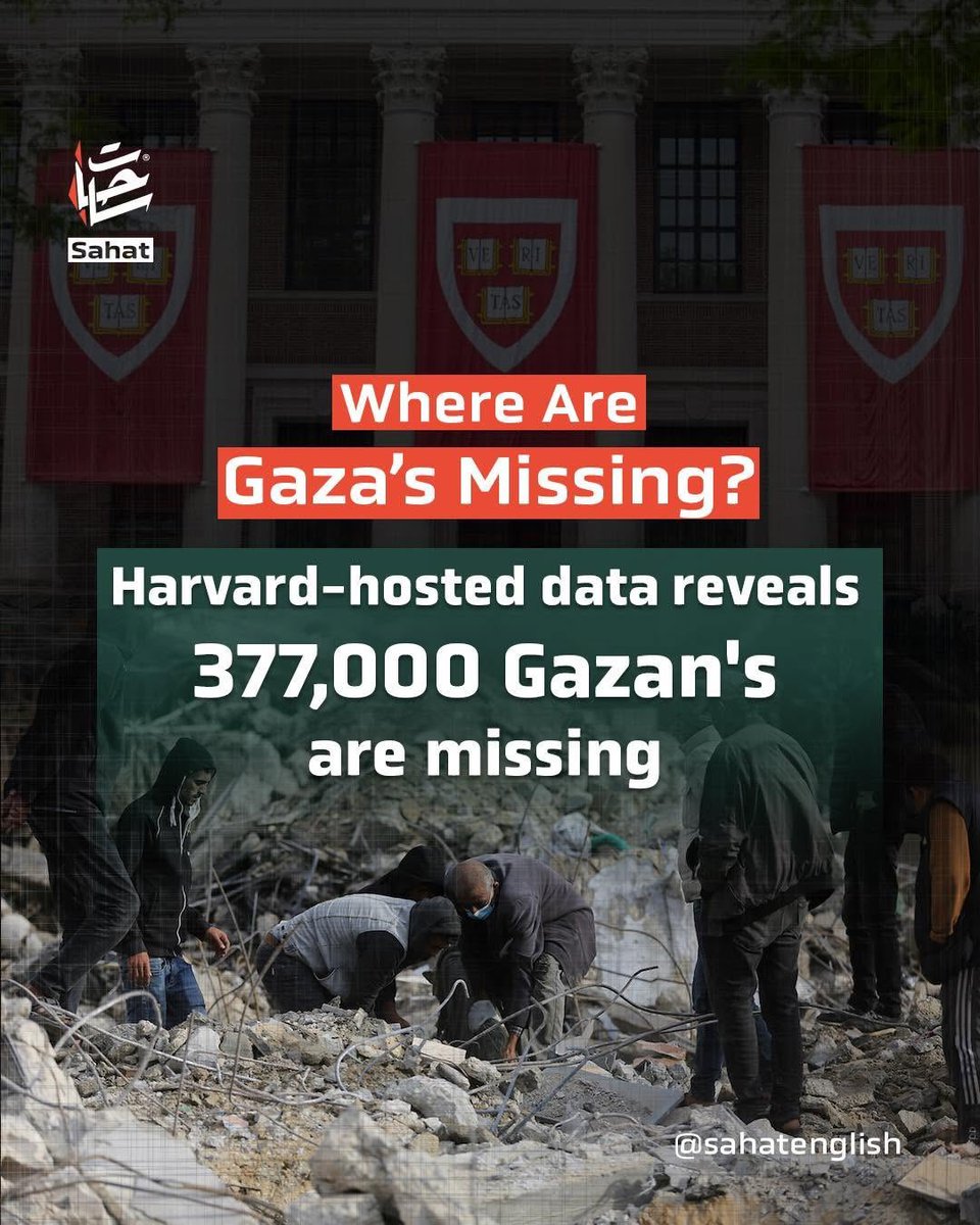 They're still under the rubble.