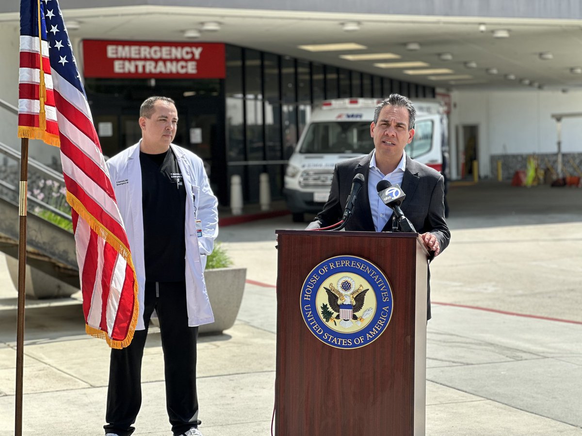 RepPeteAguilar's tweet image. We should be working to make health care stronger and more affordable so that working families can get the care they need. Instead, Republicans in Congress are cutting funding for emergency rooms to pay for tax cuts for billionaires and wealthy corporations.