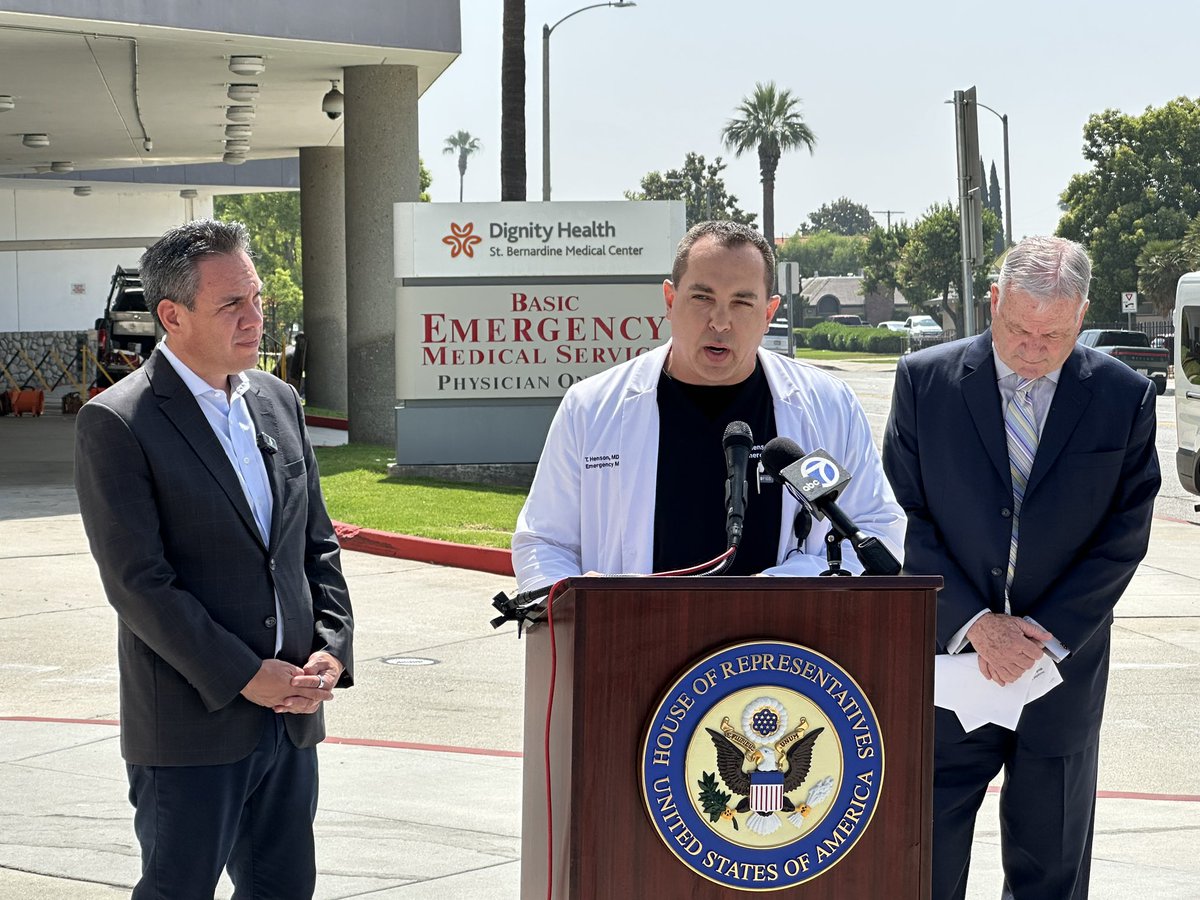 RepPeteAguilar's tweet image. We should be working to make health care stronger and more affordable so that working families can get the care they need. Instead, Republicans in Congress are cutting funding for emergency rooms to pay for tax cuts for billionaires and wealthy corporations.