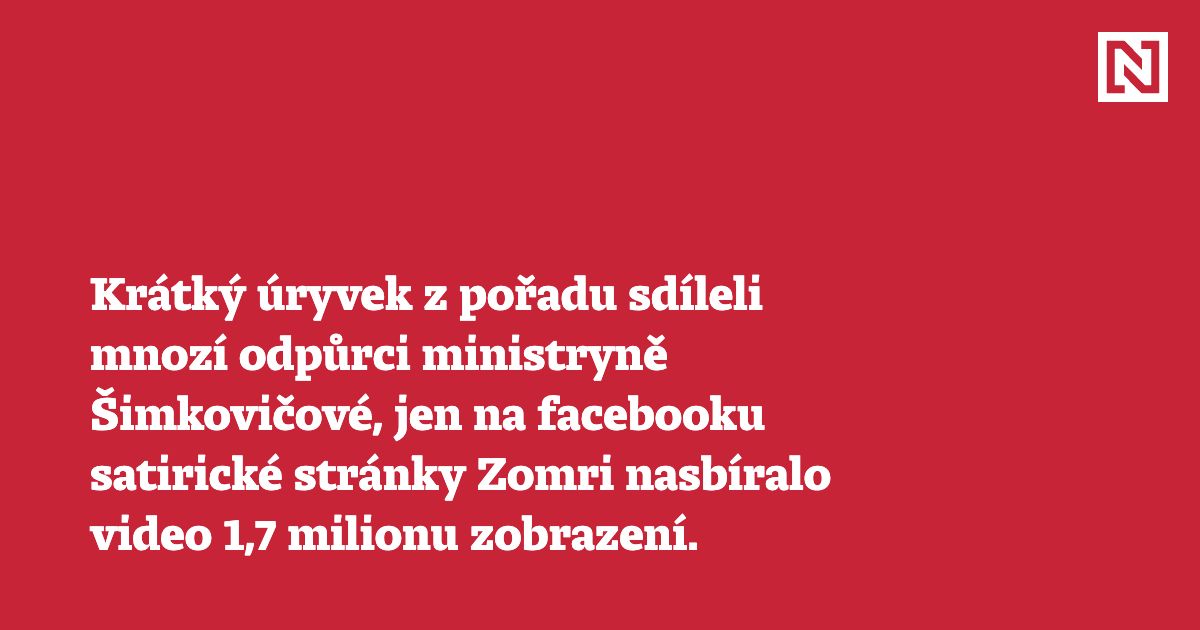 Krátký úryvek z pořadu České televize ovládl slovenské sociální sítě. Otázka o slovenské ministryni kultury Martině Šimkovičové, na niž ve speciálním vydání AZ-kvízu odpovídala Emma Smetana, pobavila Slováky a pobouřila vedení České televize. Zastupující ředitel Michal Fila