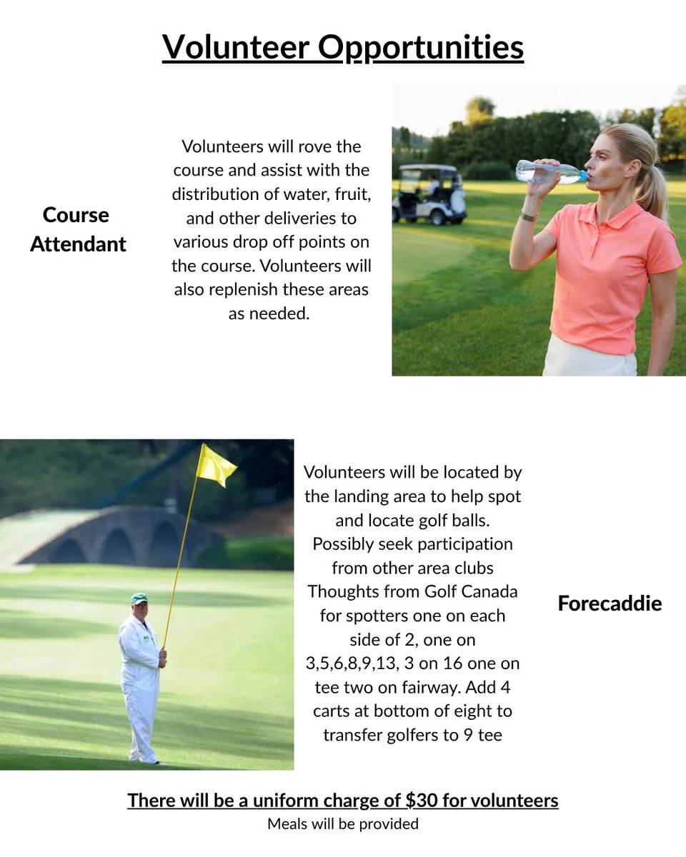 St. Catharines G&CC (@stcgcc) on Twitter photo VOLUNTEERS NEEDED: BE PART OF GOLF HISTORY! β¨
The World Junior Girls Golf Championship is coming to St. Catharines Golf & Country Club!
πΉ Uniform required: $30 fee, but meals are provided
Sign up now!
<a href="/GolfCanada/">Golf Canada</a>, @WorldJuniorGolf@cityofstcatharines VOLUNTEERS NEEDED: BE PART OF GOLF HISTORY! β¨
The World Junior Girls Golf Championship is coming to St. Catharines Golf & Country Club!
πΉ Uniform required: $30 fee, but meals are provided
Sign up now!
<a href="/GolfCanada/">Golf Canada</a>, @WorldJuniorGolf@cityofstcatharines