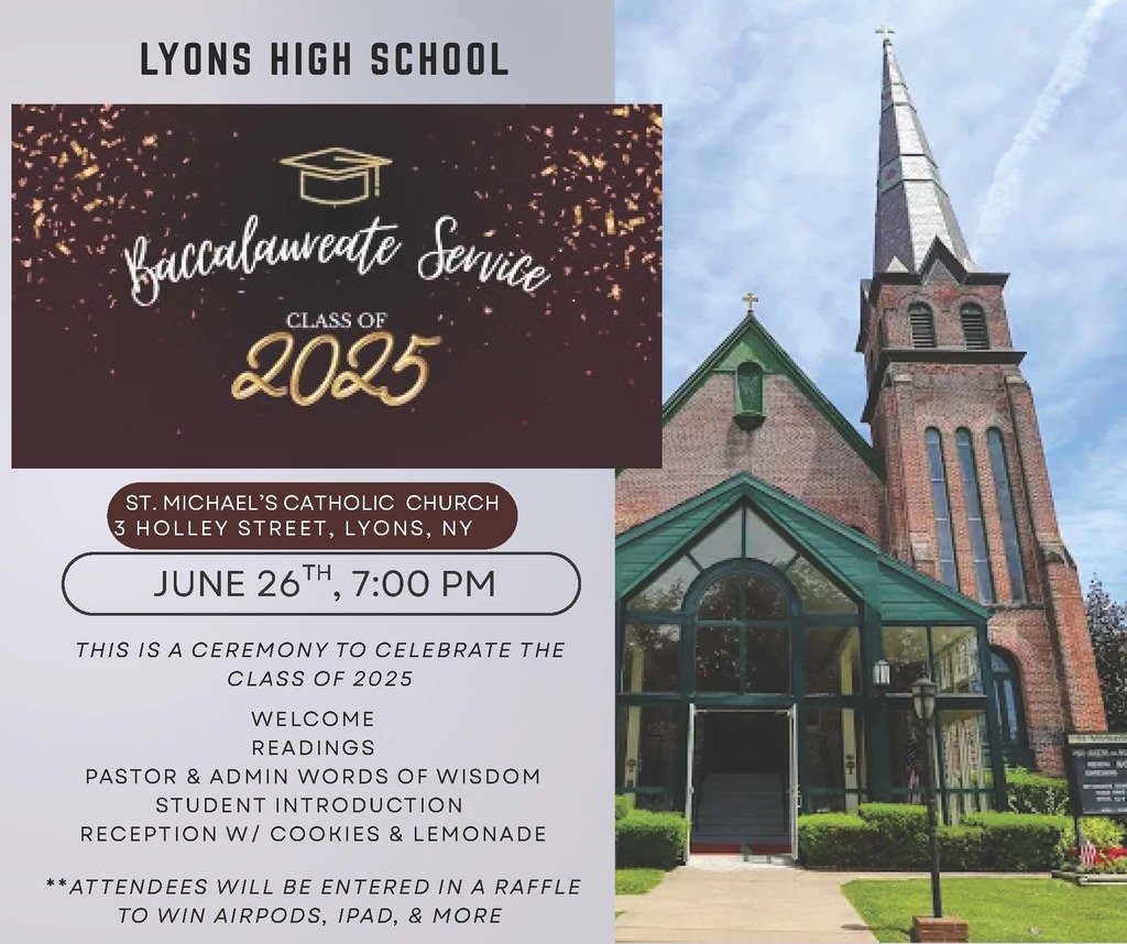 LCSD's Important Graduation Dates
