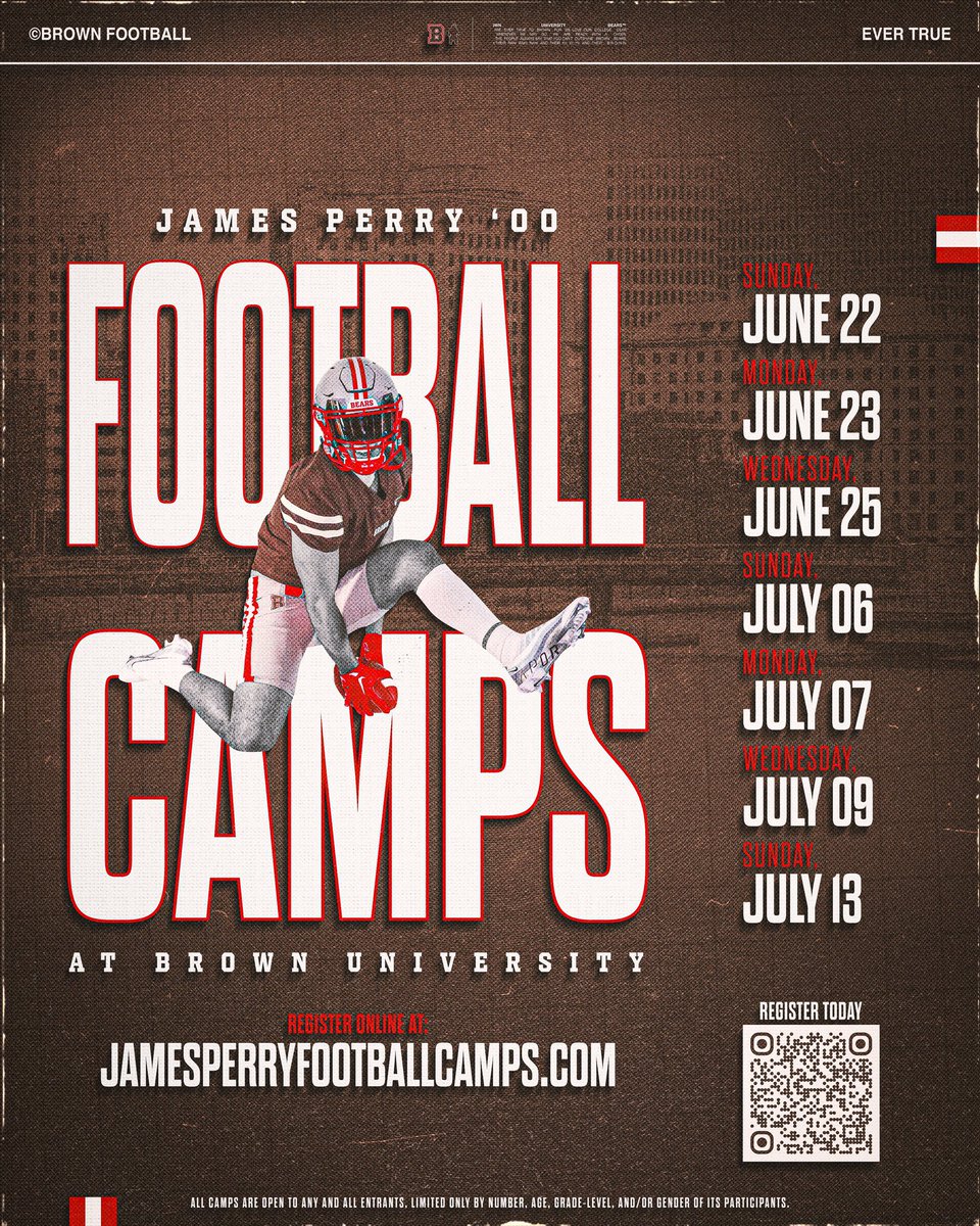 Perrin Barreca (@perrin_barreca) on Twitter photo Super excited to play fast under the lights with <a href="/BrownU_Football/">Brown Bears Football</a> tonight!
<a href="/BrownHCPerry/">James Perry '00</a> <a href="/CoachW_Edwards/">Willie Edwards</a> <a href="/Coach_Mul/">Dan Mulrooney</a> <a href="/CoachEMorrissey/">Eddy Morrissey</a> <a href="/CoachPXMurphy/">Patrick X Murphy</a> <a href="/coach_jonke/">Mitchell Jonke</a> <a href="/CoachBreiner/">Andrew Breiner</a> <a href="/CoachBAM93/">Bryan Anthony Murray</a> <a href="/coachDjackson1/">Darryl Jackson</a> <a href="/CoachPDeCapito/">Phil DeCapito</a> <a href="/coachsamcasey_/">Sam Casey</a> <a href="/TylerYearby/">Dr. Tyler Yearby</a>
<a href="/CoachPondIMG/">Jeff Pond</a> <a href="/Coach_M_Peters/">Mike Peters</a> Super excited to play fast under the lights with <a href="/BrownU_Football/">Brown Bears Football</a> tonight!
<a href="/BrownHCPerry/">James Perry '00</a> <a href="/CoachW_Edwards/">Willie Edwards</a> <a href="/Coach_Mul/">Dan Mulrooney</a> <a href="/CoachEMorrissey/">Eddy Morrissey</a> <a href="/CoachPXMurphy/">Patrick X Murphy</a> <a href="/coach_jonke/">Mitchell Jonke</a> <a href="/CoachBreiner/">Andrew Breiner</a> <a href="/CoachBAM93/">Bryan Anthony Murray</a> <a href="/coachDjackson1/">Darryl Jackson</a> <a href="/CoachPDeCapito/">Phil DeCapito</a> <a href="/coachsamcasey_/">Sam Casey</a> <a href="/TylerYearby/">Dr. Tyler Yearby</a>
<a href="/CoachPondIMG/">Jeff Pond</a> <a href="/Coach_M_Peters/">Mike Peters</a>