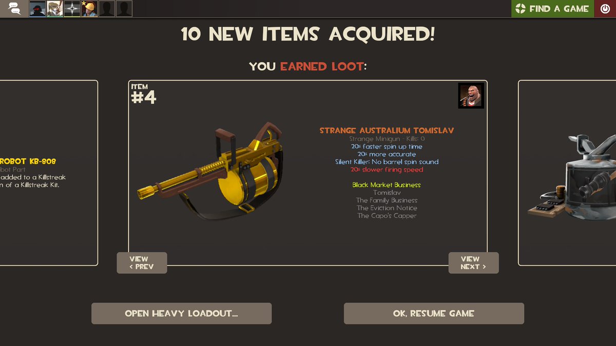 The_REYT's tweet photo. The first tour - first Australium.
(This is my first paid MVM) https://t.co/fXKBiON3aB