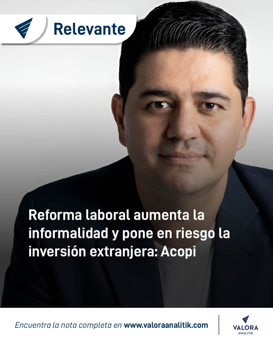 🚨 Desde la reciente aprobación de la reforma laboral en el Senado propuesta por el presidente Gustavo Petro, los sectores privados han compartido su preocupación por los efectos que esta pueda tener en las empresas, principalmente en las pymes.

📌 En ese sentido, Valora