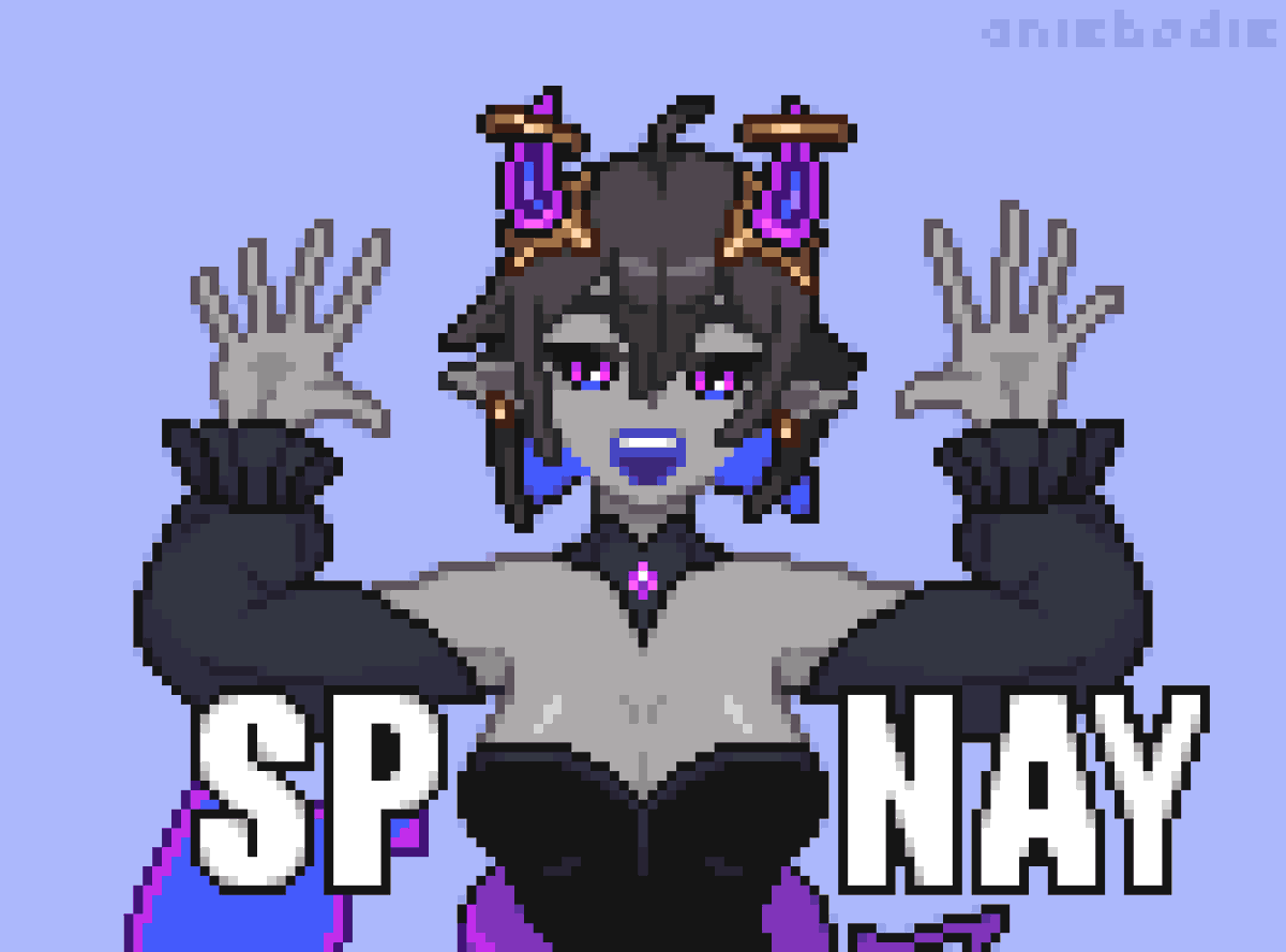 Aniebodie's tweet image. Spoonay. #pixelart #ドット絵 #spoondrawers