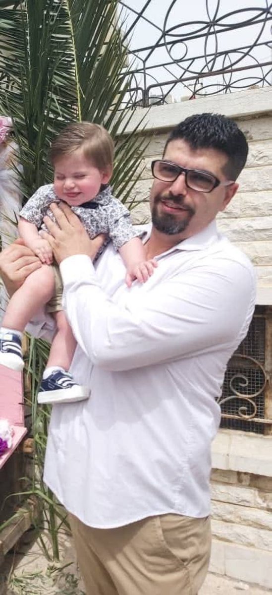 Emile Bishara was a victim of the terrorist bombing today in a Church in Damascus leaving behind him a family!