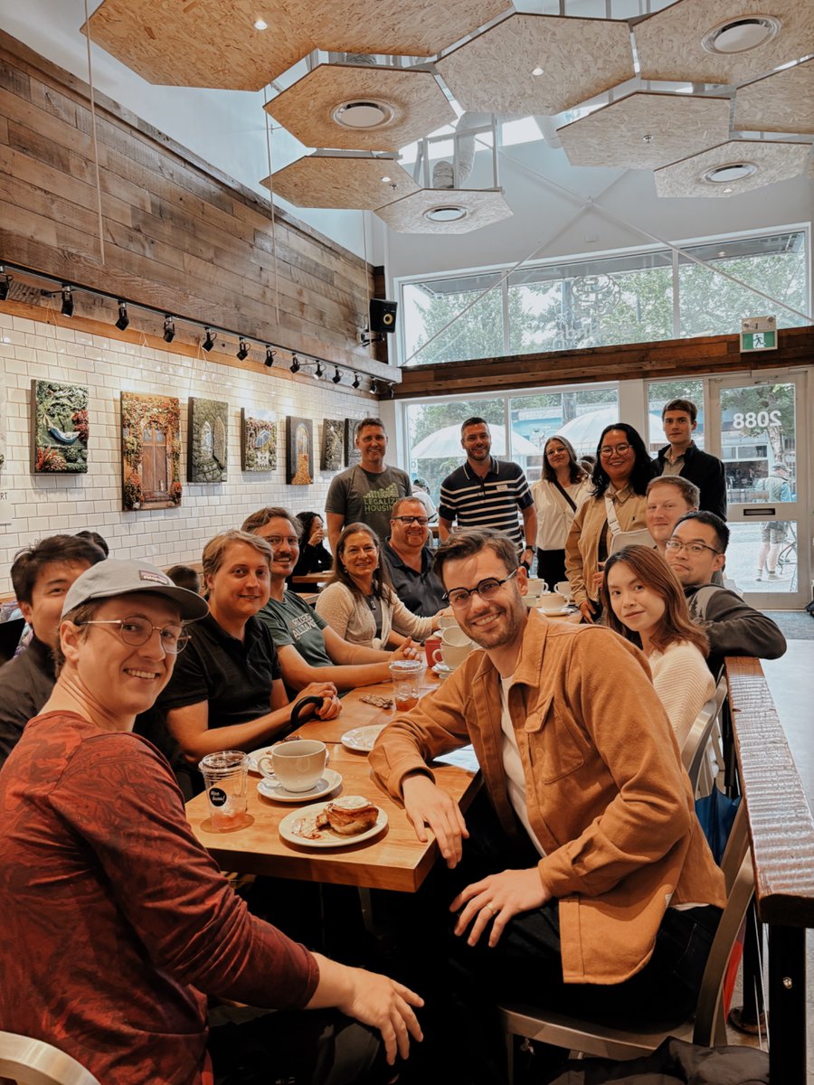 Enjoyed meeting up with housing advocates and <a href="/ahvancouver/">Abundant Housing Vancouver</a> (Abundant Housing) members on Commercial Drive this morning, to talk housing policy and how we can continue to advance policy changes to create more homes citywide. #vanpoli #VanRE