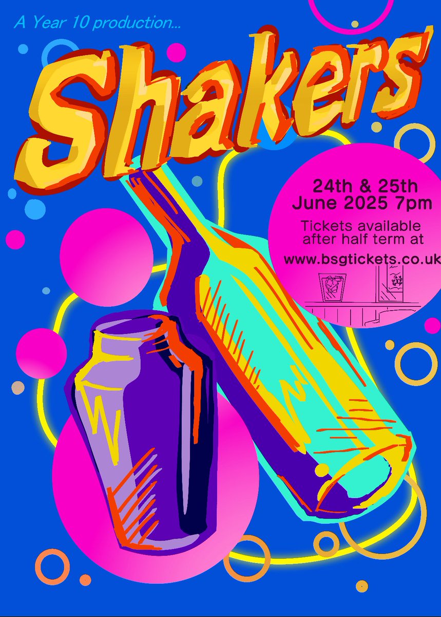 BSG Performing Arts (@bsgperform) on Twitter photo We are very excited to spend tomorrow rehearsing for our Year 10 workshop of ‘Shakers’ - performances Tuesday and Wednesday night!
Online booking for free tickets has closed but there are some last minute tickets available on the door.
Break a leg girls!
🎭🍸🤩
<a href="/BSGupdate/">Bournemouth School for Girls</a> We are very excited to spend tomorrow rehearsing for our Year 10 workshop of ‘Shakers’ - performances Tuesday and Wednesday night!
Online booking for free tickets has closed but there are some last minute tickets available on the door.
Break a leg girls!
🎭🍸🤩
<a href="/BSGupdate/">Bournemouth School for Girls</a>
