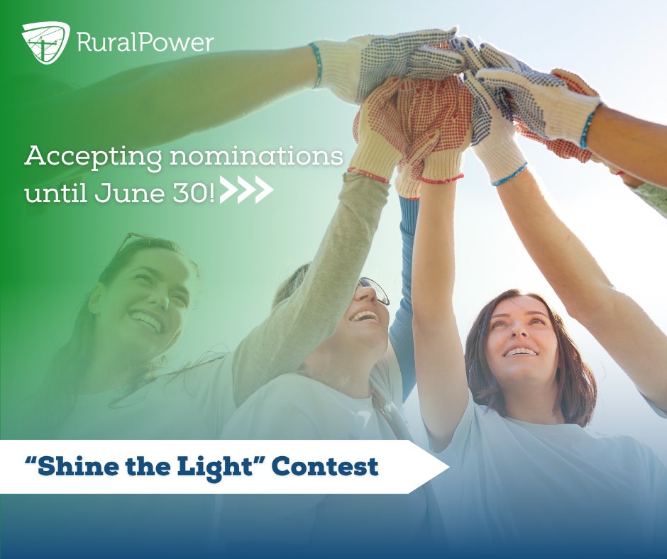 Do you know a stellar volunteer who goes above and beyond for their community? If so, nominate them for the “Shine the Light” contest! Three winners will be selected. The deadline is June 30.  

To learn how to nominate an individual, please visit: ieclmagazine.com/featured-artic…