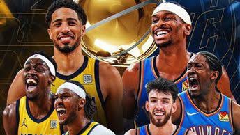 Hoy es la gran final de mi tan bonita NBA. 

Thunder parte como favorito, así ha sido toda la serie pero los Pacers han dado la sorpresa, así que si hoy hay sorpresa y ganan los Pacers:

RIFARÉ $200 entre todos los que den RT a este tuit ✅