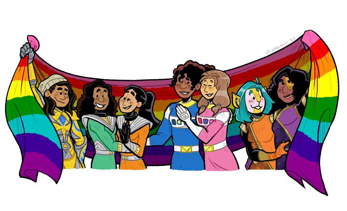Happy Power Ranger Pride!! 🏳️‍🌈⚡️ For the last week of the month, our canon gay Ranger women!