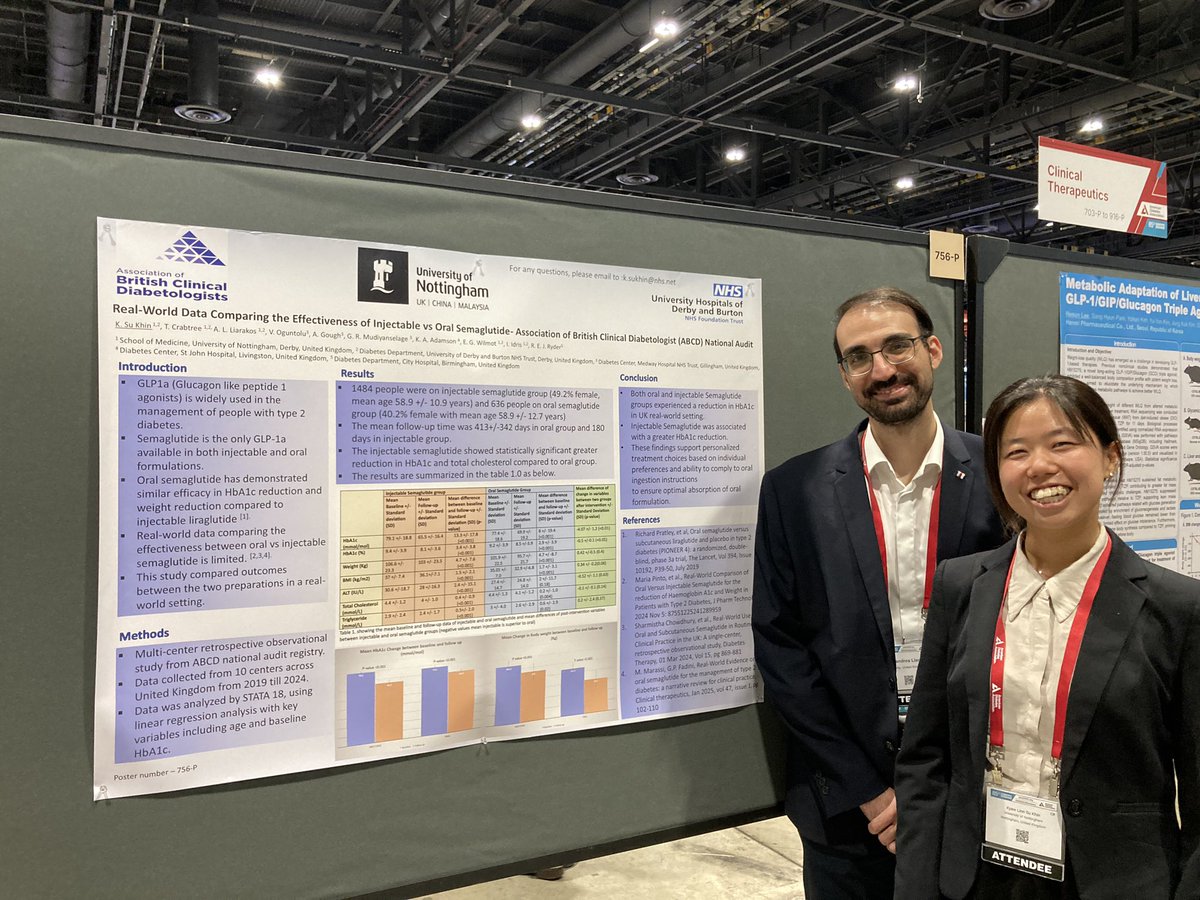 iskandar idris (@iidris13) on Twitter photo Our PhD student, Su Khin presenting outcomes of oral v injectable Semaglutide on behalf of #ABCD <a href="/WilmotEmma/">Emma Wilmot</a> <a href="/MedicineUoN/">Uni of Nottingham School of Medicine #WeAreUoN</a> <a href="/ABCDiab/">ABCD Diabetes</a> Our PhD student, Su Khin presenting outcomes of oral v injectable Semaglutide on behalf of #ABCD <a href="/WilmotEmma/">Emma Wilmot</a> <a href="/MedicineUoN/">Uni of Nottingham School of Medicine #WeAreUoN</a> <a href="/ABCDiab/">ABCD Diabetes</a>