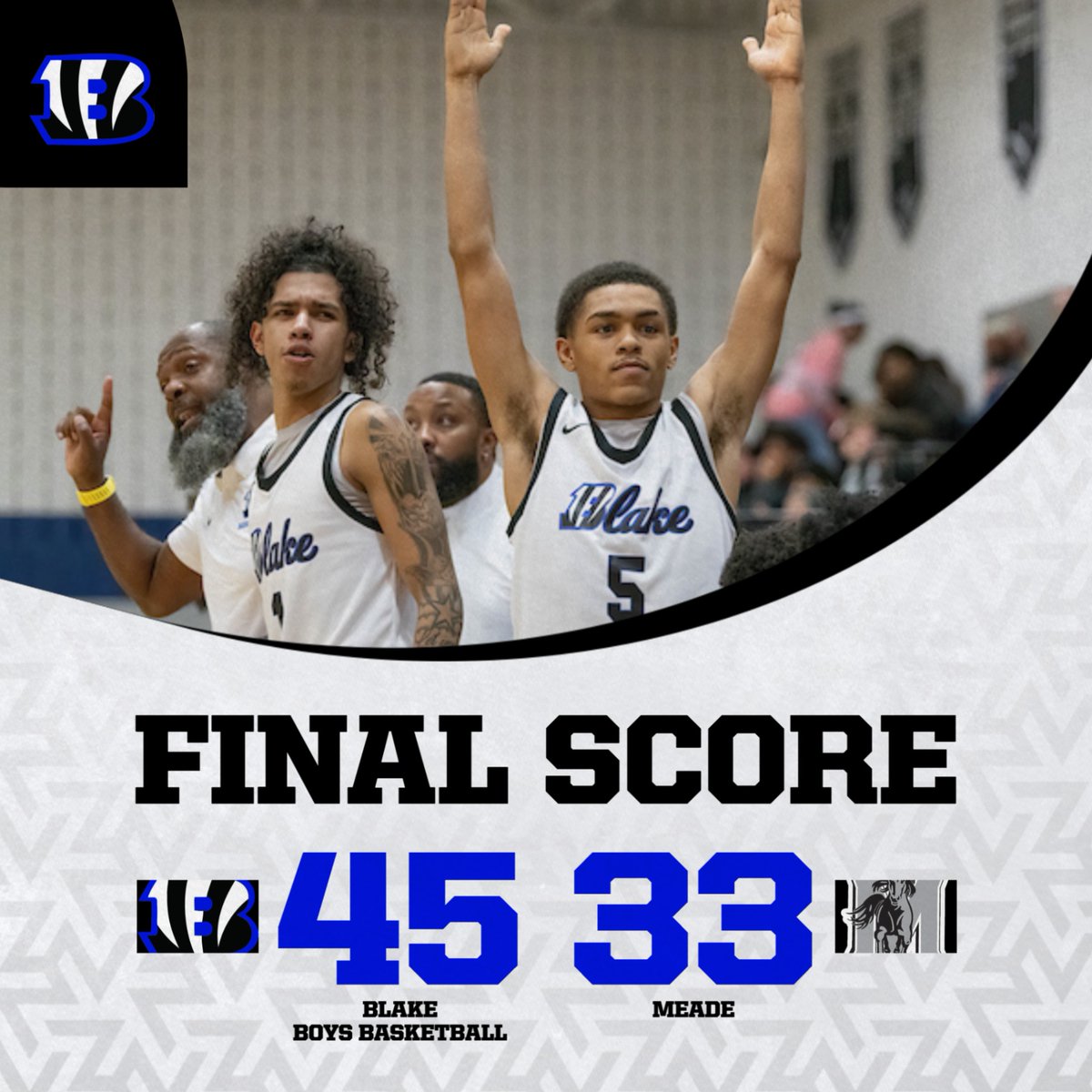 Boys Basketball defeated Meade today at the MBCA June Scholastic Live event at Marriotts Ridge. Blake finished 2-0 on the weekend and will next travel to Philadelphia for Philly Live June 27-29.