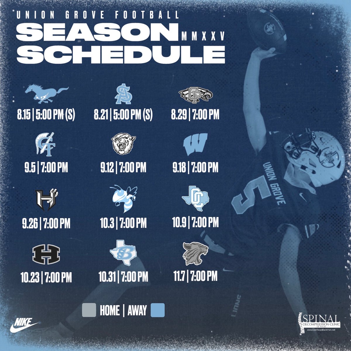Lion Football Schedule for the 2025 Season! Let’s go Lions!
#PTP