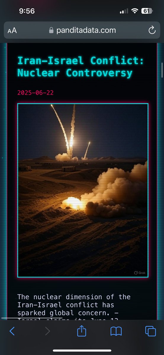 panditadata's tweet image. Israel Iran Conflict Update