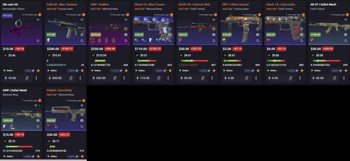 Anco_CS2's tweet image. Selling some unliquids :D

Link in replies :D