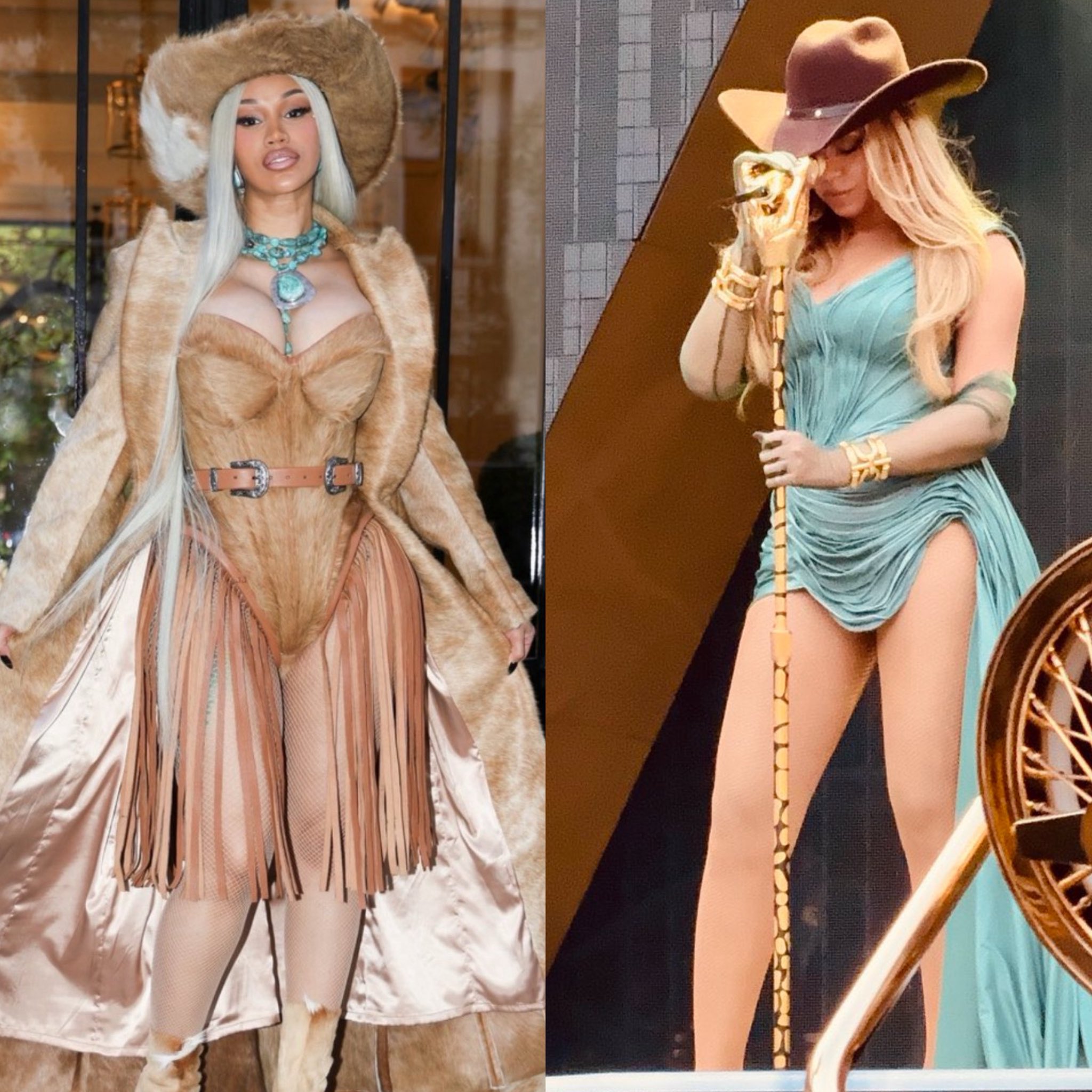 ໊ on X: "Beyoncé & Cardi B matching at the Cowboy Carter Tour in Paris tonight.🥹 https://t.co/ItB9Upkn1x" / X