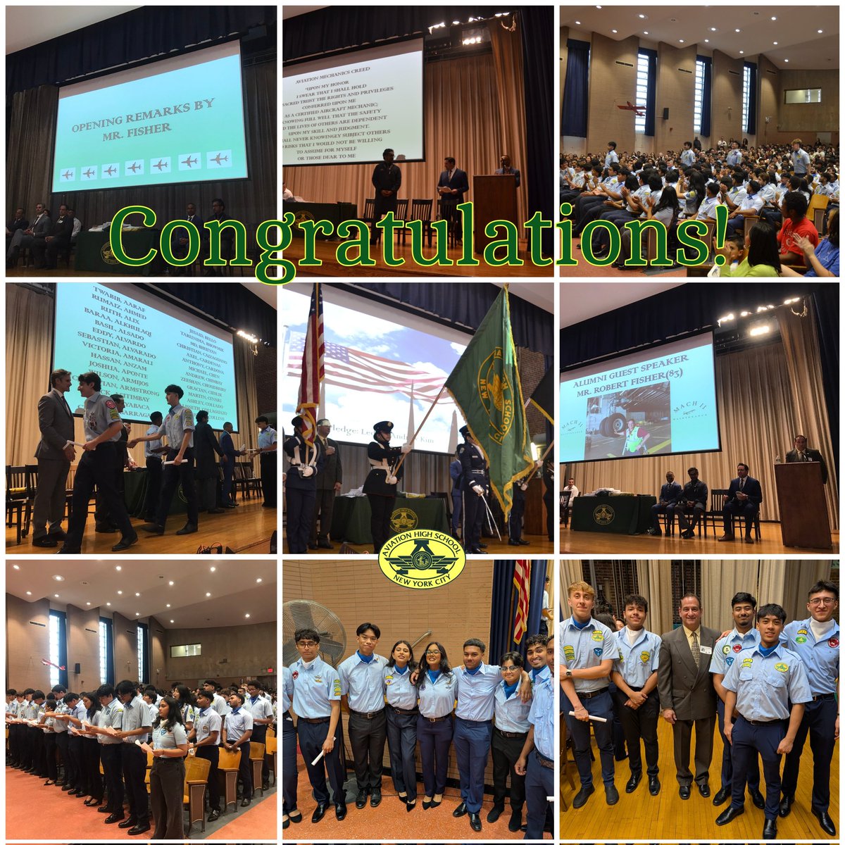 Congratulations to the Fifth Year aviation maintenance students completing their second FAA license requirements! On Monday, June 16, 2025, Aviation High School held its annual Fifth Year Assembly honoring program graduates!

#aviation #aircraftmaintenance #aviationhs