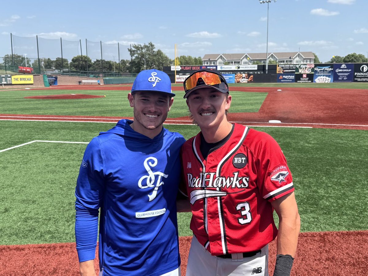 Phil Knoll (@pknoll9) on Twitter photo Got to see a couple of <a href="/MinnStBaseball/">Minn State Baseball</a> alums on the same field today. <a href="/brendan_knoll10/">Brendan Knoll</a> <a href="/aidan23byrne/">Aidan Byrne</a> Got to see a couple of <a href="/MinnStBaseball/">Minn State Baseball</a> alums on the same field today. <a href="/brendan_knoll10/">Brendan Knoll</a> <a href="/aidan23byrne/">Aidan Byrne</a>